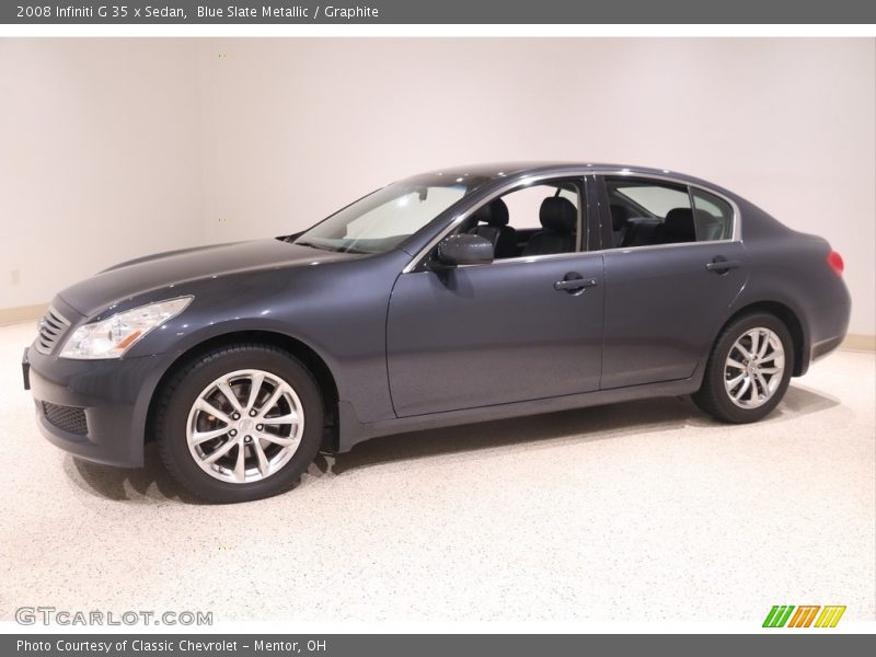 Blue Slate Metallic / Graphite 2008 Infiniti G 35 x Sedan