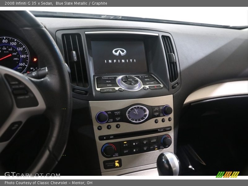 Blue Slate Metallic / Graphite 2008 Infiniti G 35 x Sedan