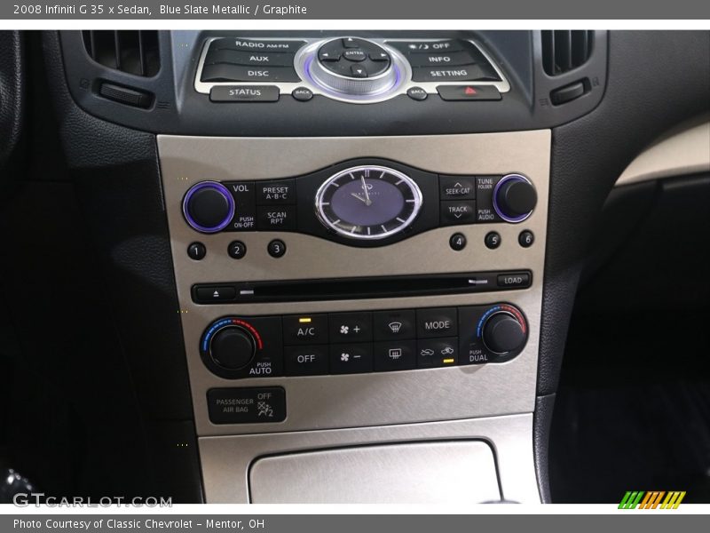 Blue Slate Metallic / Graphite 2008 Infiniti G 35 x Sedan