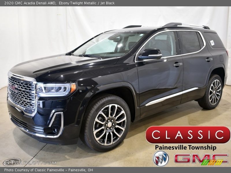 Ebony Twilight Metallic / Jet Black 2020 GMC Acadia Denali AWD