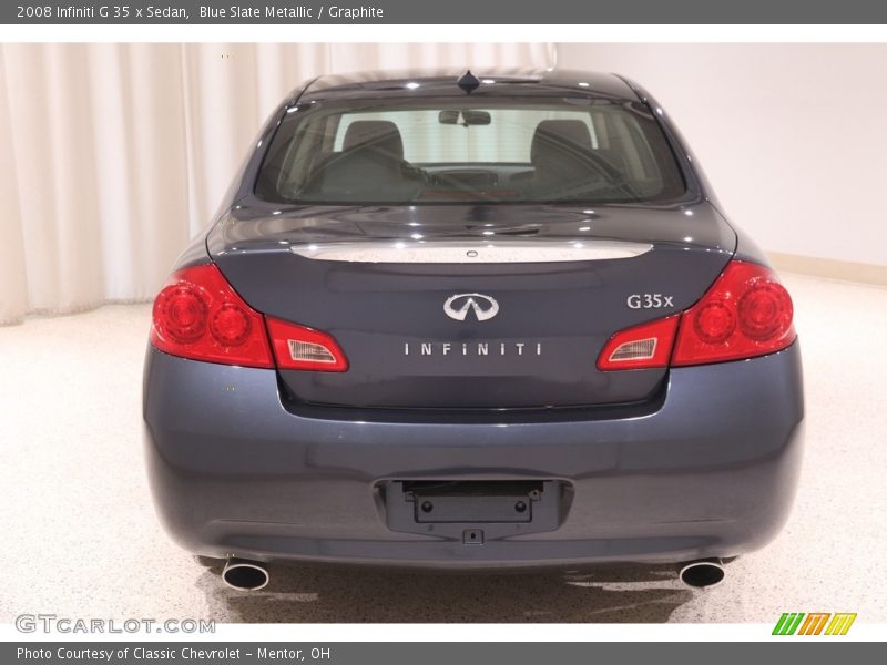 Blue Slate Metallic / Graphite 2008 Infiniti G 35 x Sedan