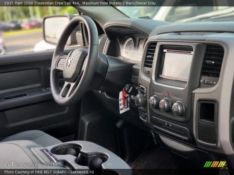 Maximum Steel Metallic / Black/Diesel Gray 2015 Ram 1500 Tradesman Crew Cab 4x4