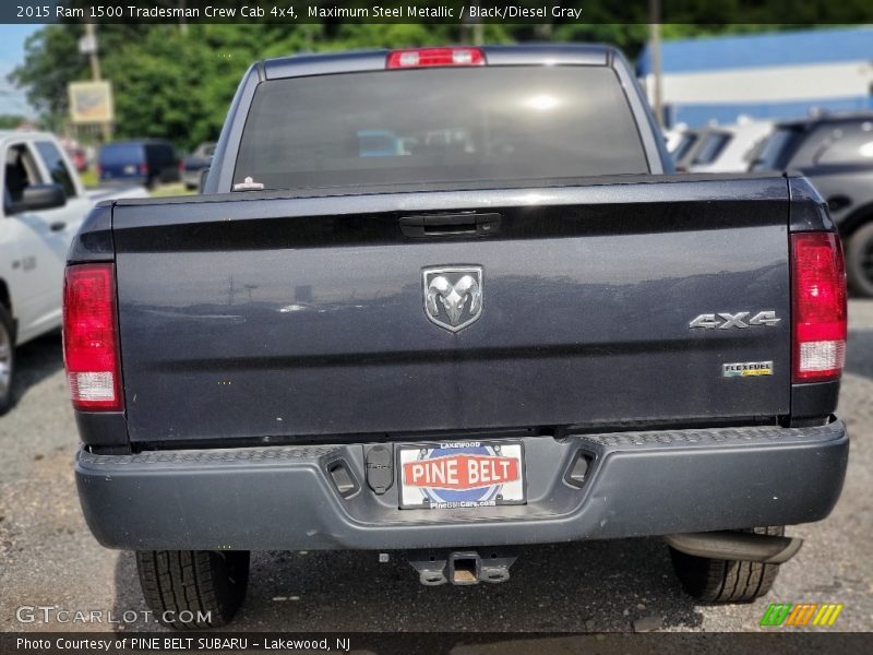 Maximum Steel Metallic / Black/Diesel Gray 2015 Ram 1500 Tradesman Crew Cab 4x4