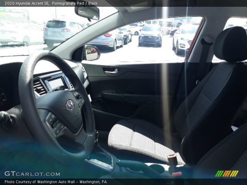 Pomegranate Red / Black 2020 Hyundai Accent SE