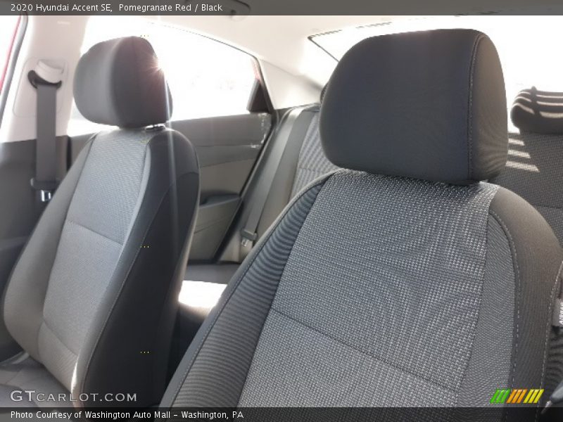 Pomegranate Red / Black 2020 Hyundai Accent SE