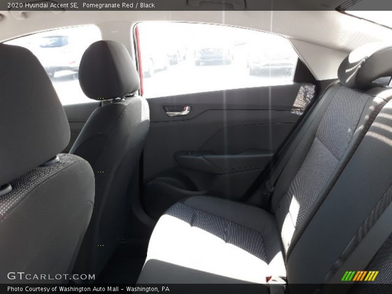 Pomegranate Red / Black 2020 Hyundai Accent SE