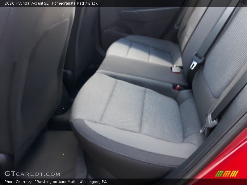 Pomegranate Red / Black 2020 Hyundai Accent SE