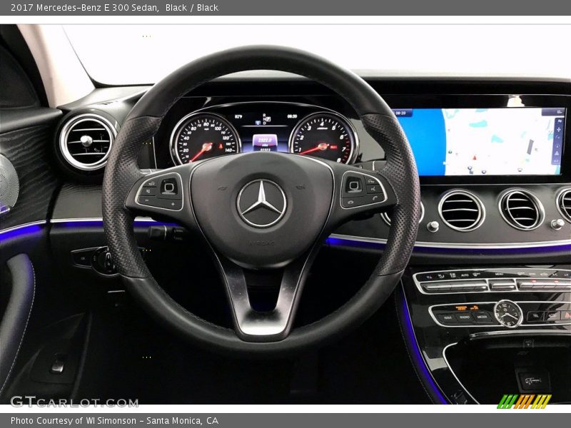 Black / Black 2017 Mercedes-Benz E 300 Sedan