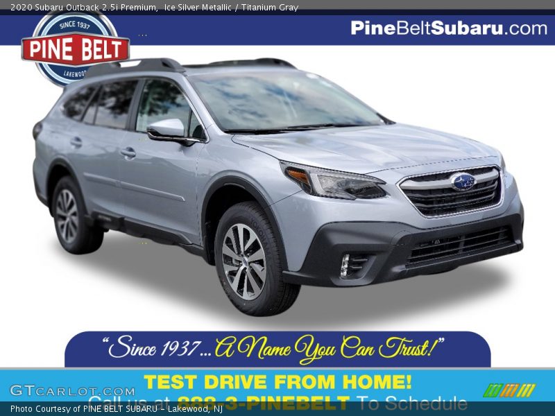 Ice Silver Metallic / Titanium Gray 2020 Subaru Outback 2.5i Premium