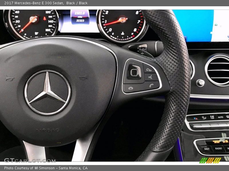 Black / Black 2017 Mercedes-Benz E 300 Sedan