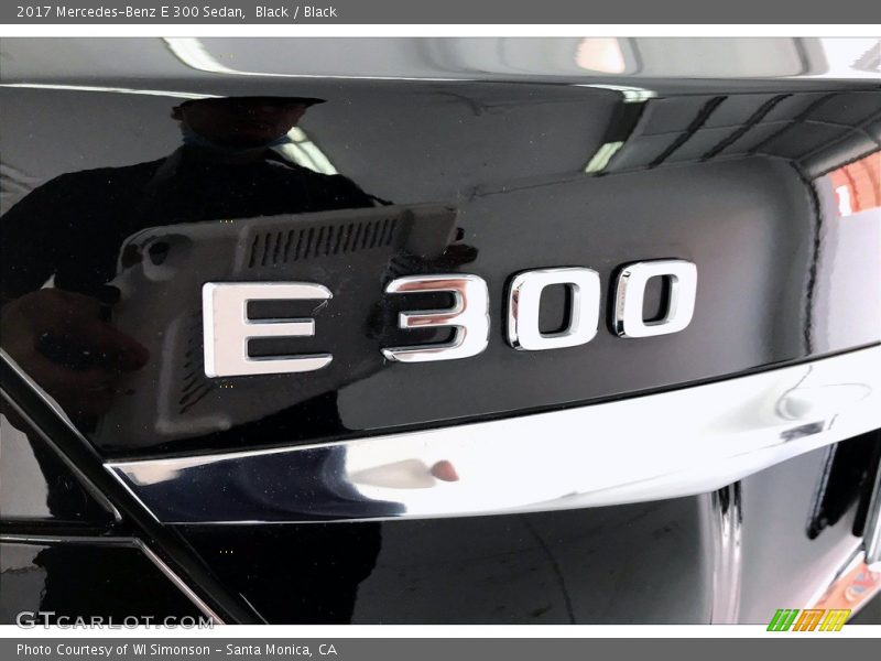 Black / Black 2017 Mercedes-Benz E 300 Sedan