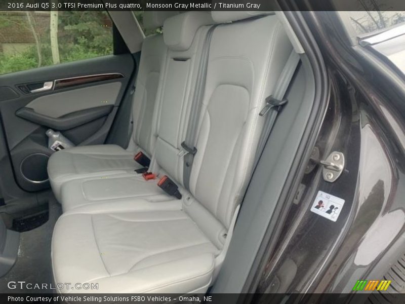 Monsoon Gray Metallic / Titanium Gray 2016 Audi Q5 3.0 TFSI Premium Plus quattro