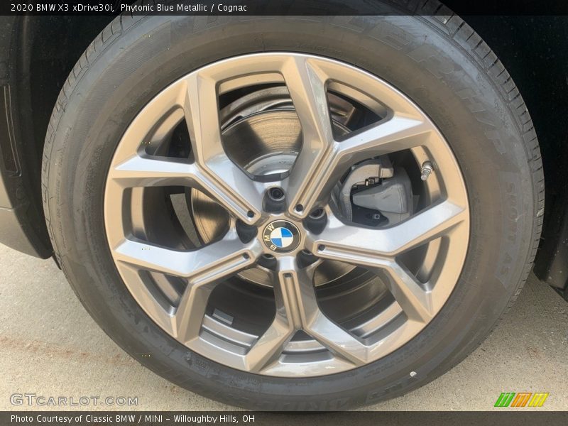 Phytonic Blue Metallic / Cognac 2020 BMW X3 xDrive30i