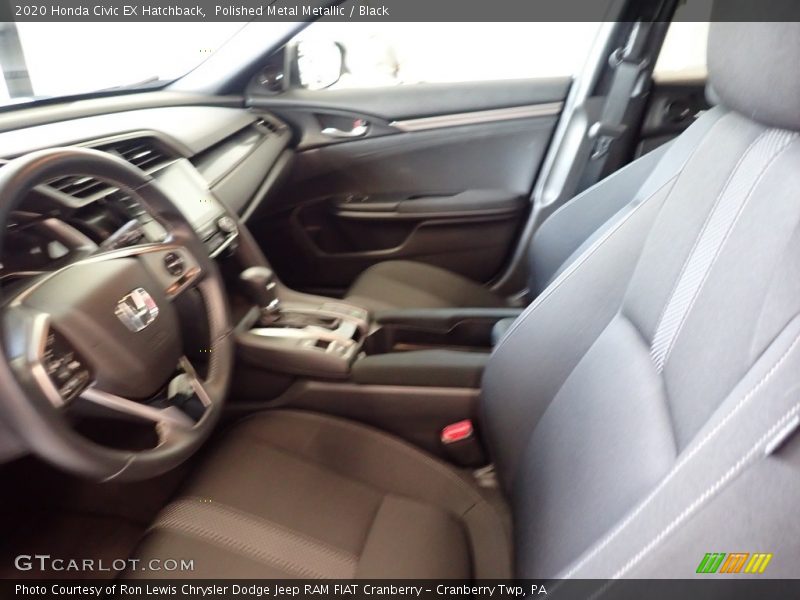 Polished Metal Metallic / Black 2020 Honda Civic EX Hatchback