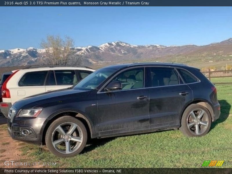 Monsoon Gray Metallic / Titanium Gray 2016 Audi Q5 3.0 TFSI Premium Plus quattro