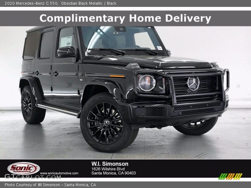 Obsidian Black Metallic / Black 2020 Mercedes-Benz G 550