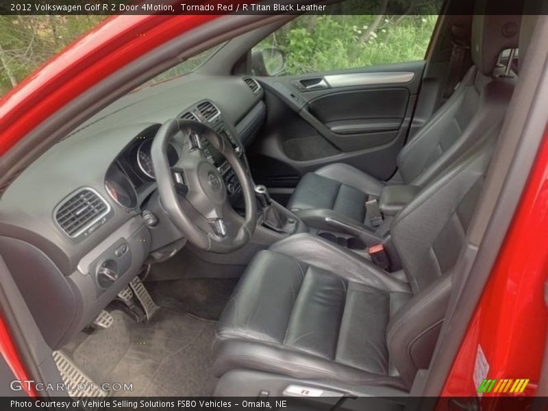 Front Seat of 2012 Golf R 2 Door 4Motion