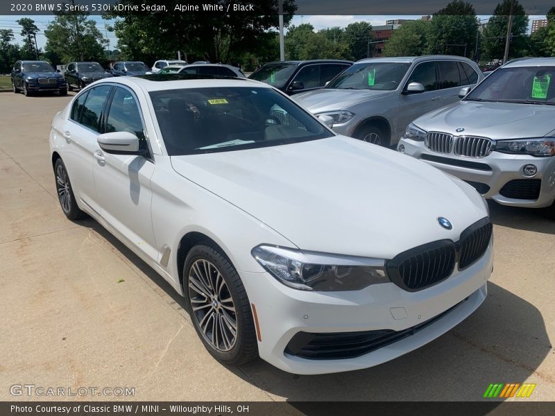 Alpine White / Black 2020 BMW 5 Series 530i xDrive Sedan