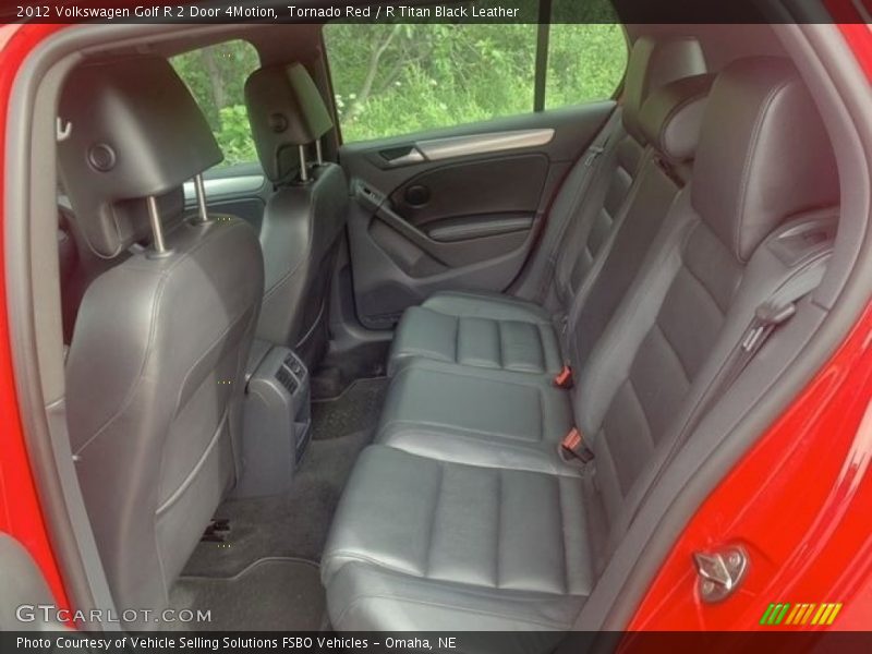 Rear Seat of 2012 Golf R 2 Door 4Motion