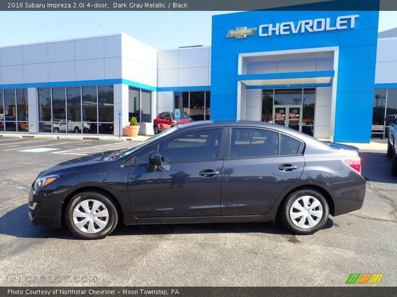 Dark Gray Metallic / Black 2016 Subaru Impreza 2.0i 4-door