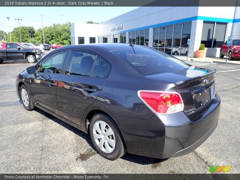 Dark Gray Metallic / Black 2016 Subaru Impreza 2.0i 4-door
