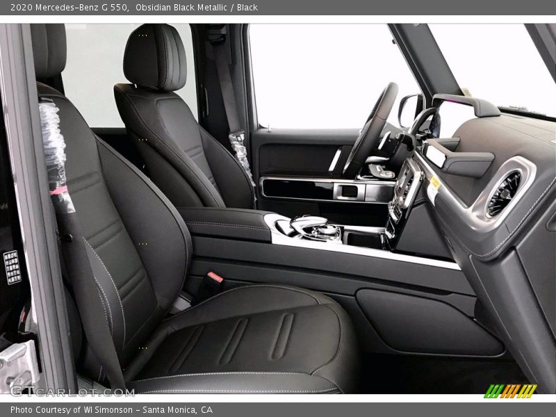 Front Seat of 2020 G 550