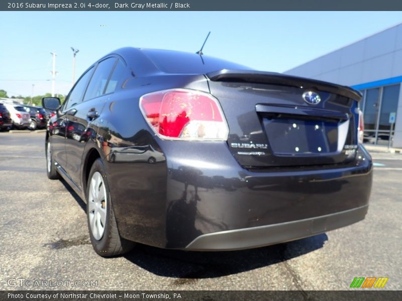 Dark Gray Metallic / Black 2016 Subaru Impreza 2.0i 4-door