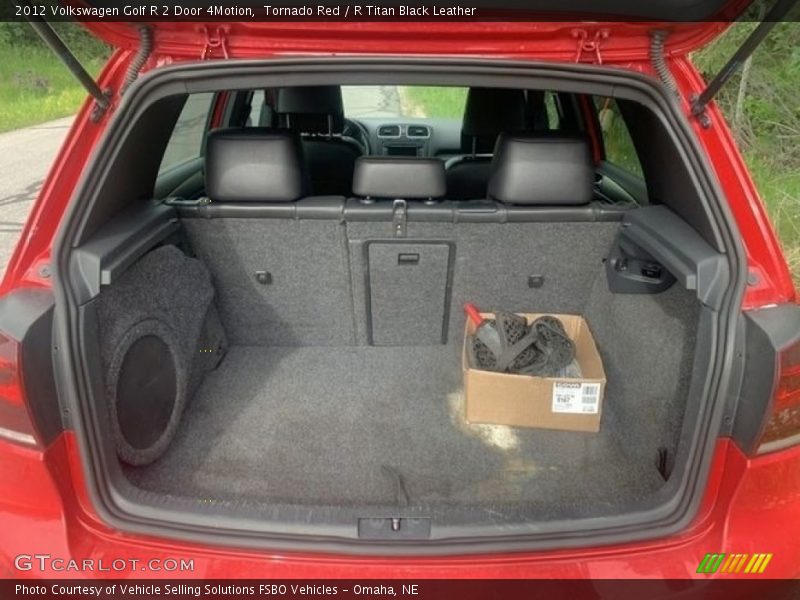  2012 Golf R 2 Door 4Motion Trunk