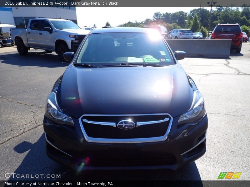 Dark Gray Metallic / Black 2016 Subaru Impreza 2.0i 4-door