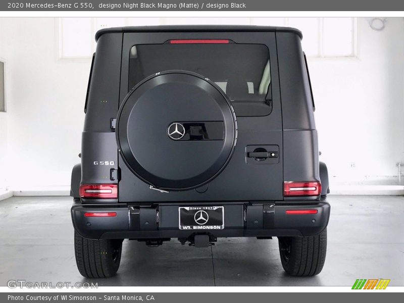 designo Night Black Magno (Matte) / designo Black 2020 Mercedes-Benz G 550