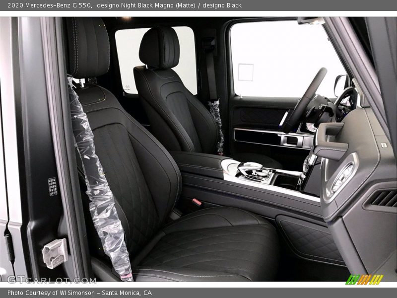  2020 G 550 designo Black Interior