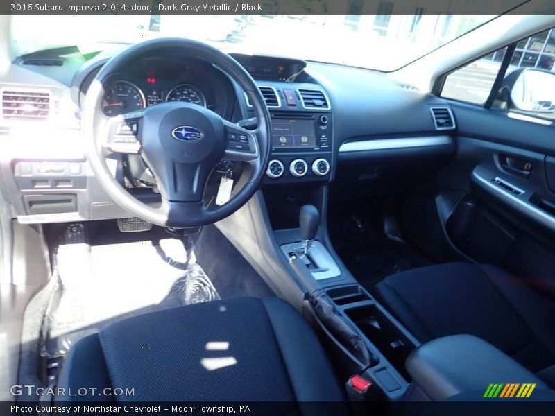 Dark Gray Metallic / Black 2016 Subaru Impreza 2.0i 4-door