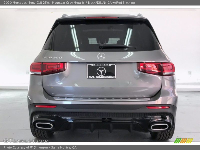 Mountain Grey Metallic / Black/DINAMICA w/Red Stitching 2020 Mercedes-Benz GLB 250