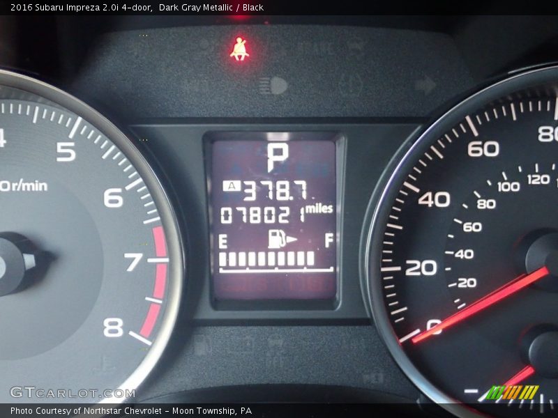 Dark Gray Metallic / Black 2016 Subaru Impreza 2.0i 4-door