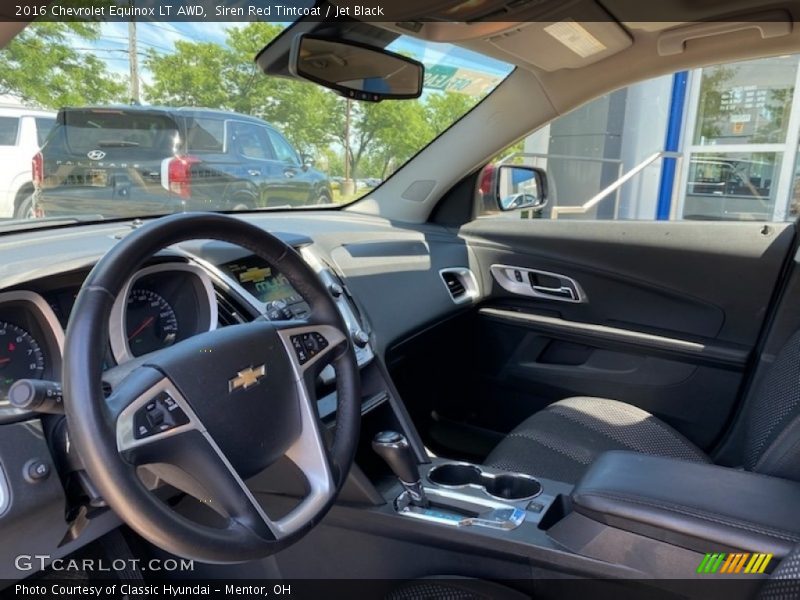 Siren Red Tintcoat / Jet Black 2016 Chevrolet Equinox LT AWD