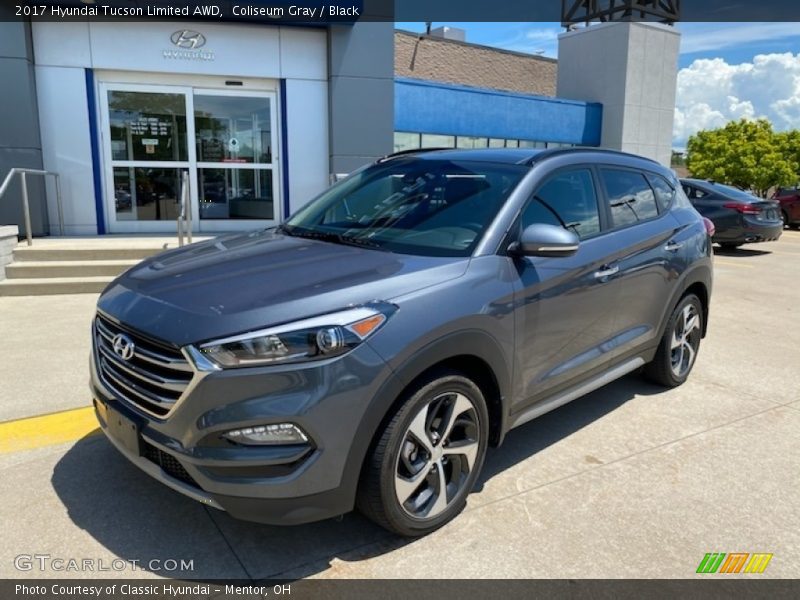 Coliseum Gray / Black 2017 Hyundai Tucson Limited AWD