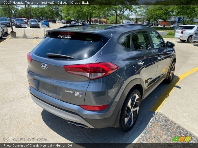 Coliseum Gray / Black 2017 Hyundai Tucson Limited AWD