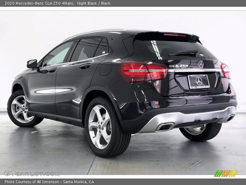 Night Black / Black 2020 Mercedes-Benz GLA 250 4Matic