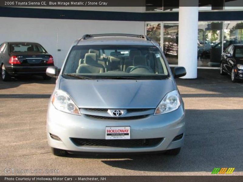 Blue Mirage Metallic / Stone Gray 2006 Toyota Sienna CE