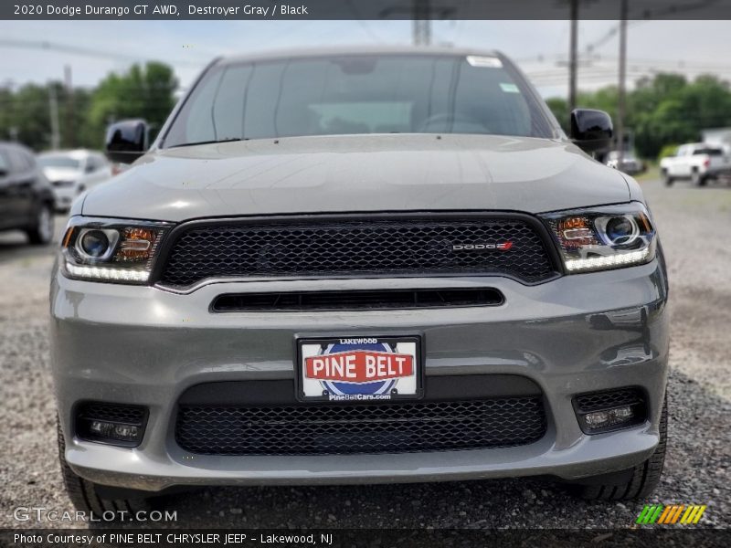 Destroyer Gray / Black 2020 Dodge Durango GT AWD