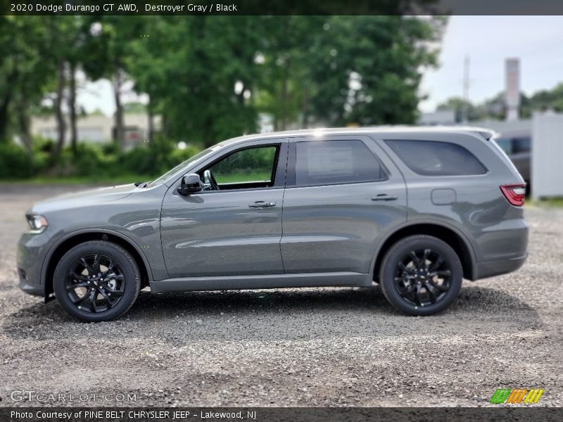 Destroyer Gray / Black 2020 Dodge Durango GT AWD