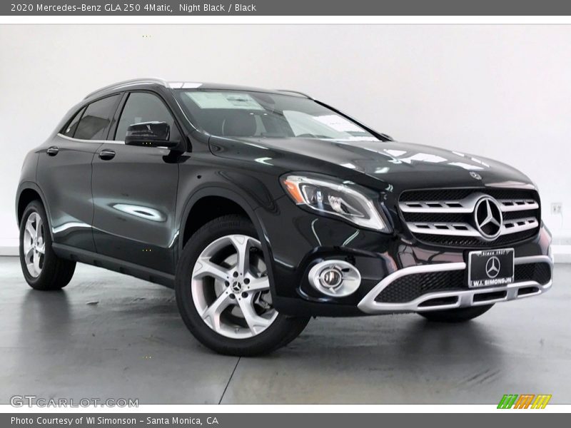 Night Black / Black 2020 Mercedes-Benz GLA 250 4Matic