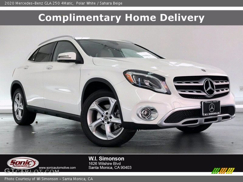 Polar White / Sahara Beige 2020 Mercedes-Benz GLA 250 4Matic