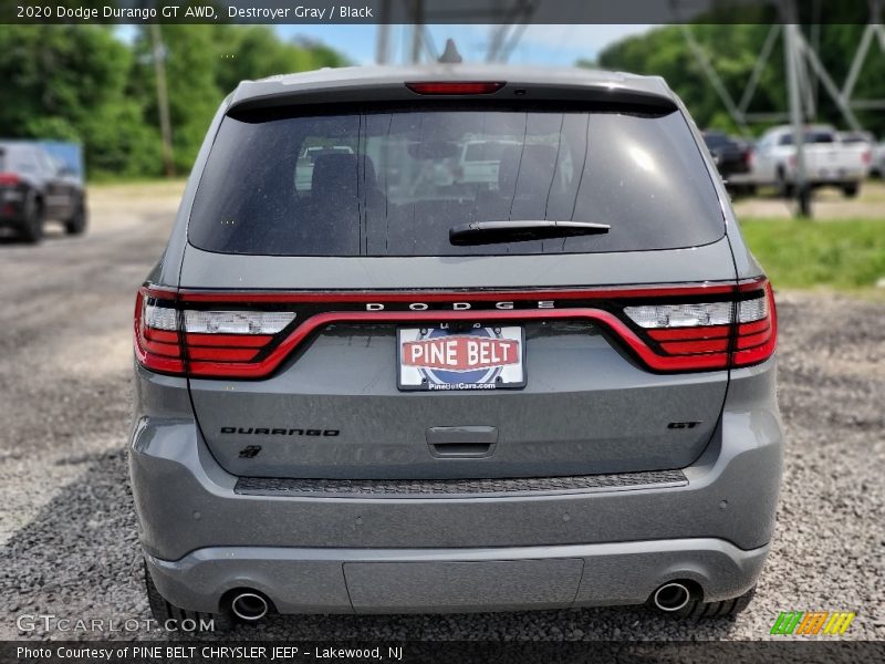 Destroyer Gray / Black 2020 Dodge Durango GT AWD