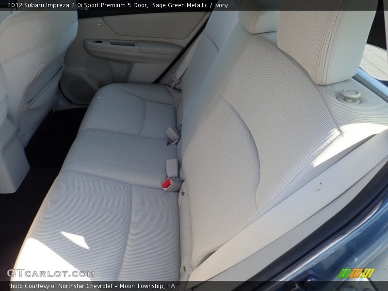 Sage Green Metallic / Ivory 2012 Subaru Impreza 2.0i Sport Premium 5 Door