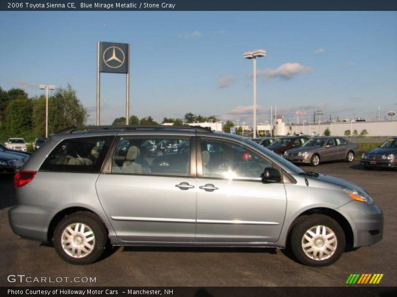 Blue Mirage Metallic / Stone Gray 2006 Toyota Sienna CE