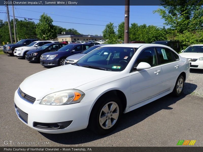 Summit White / Ebony 2010 Chevrolet Impala LT