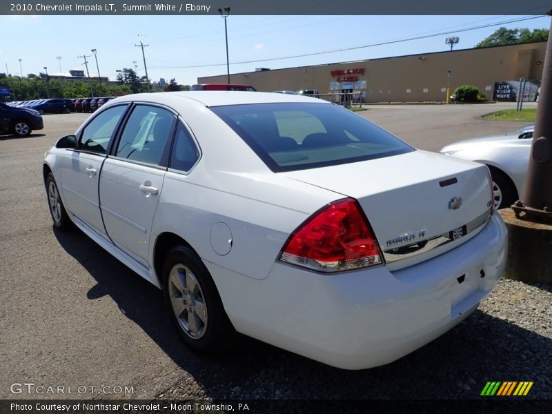 Summit White / Ebony 2010 Chevrolet Impala LT