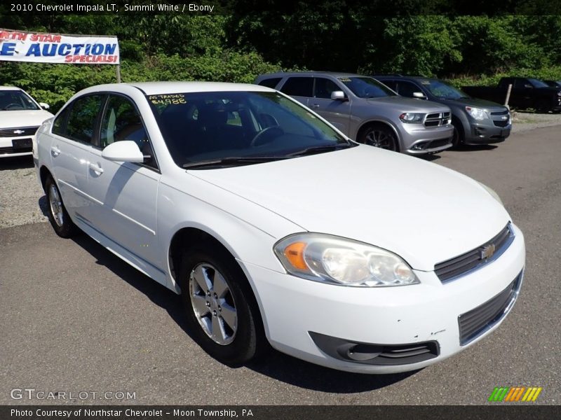 Summit White / Ebony 2010 Chevrolet Impala LT