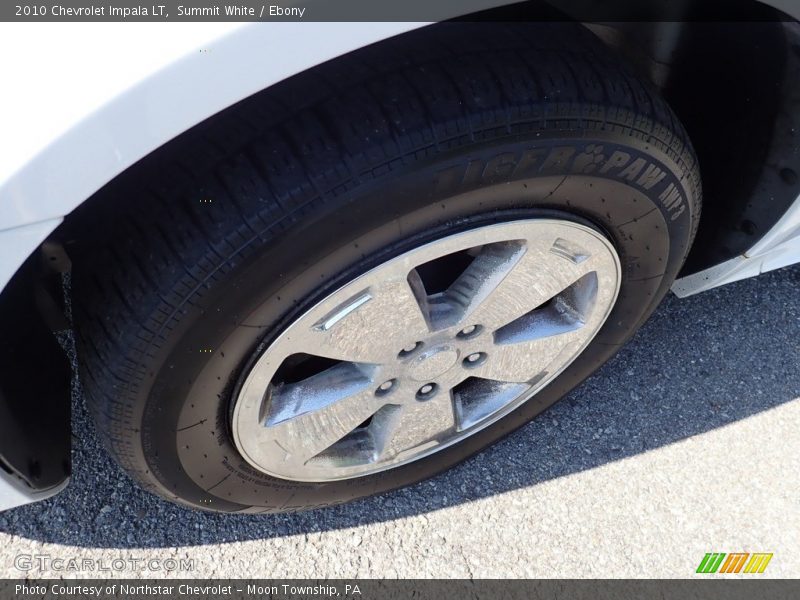Summit White / Ebony 2010 Chevrolet Impala LT